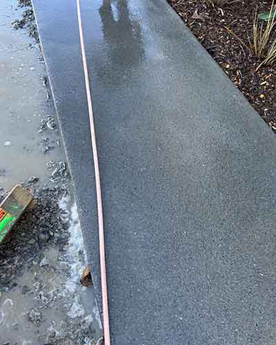 Acid Etch Decorative Finish